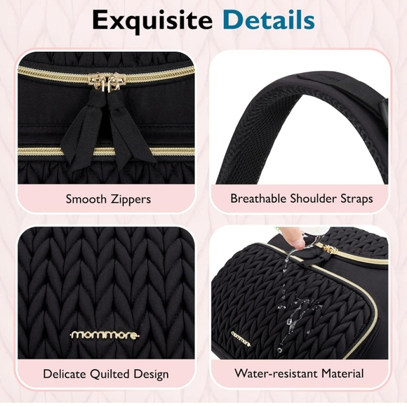 mommore Diaper Bag Small Diaper Backpack - Picture 3 of 13